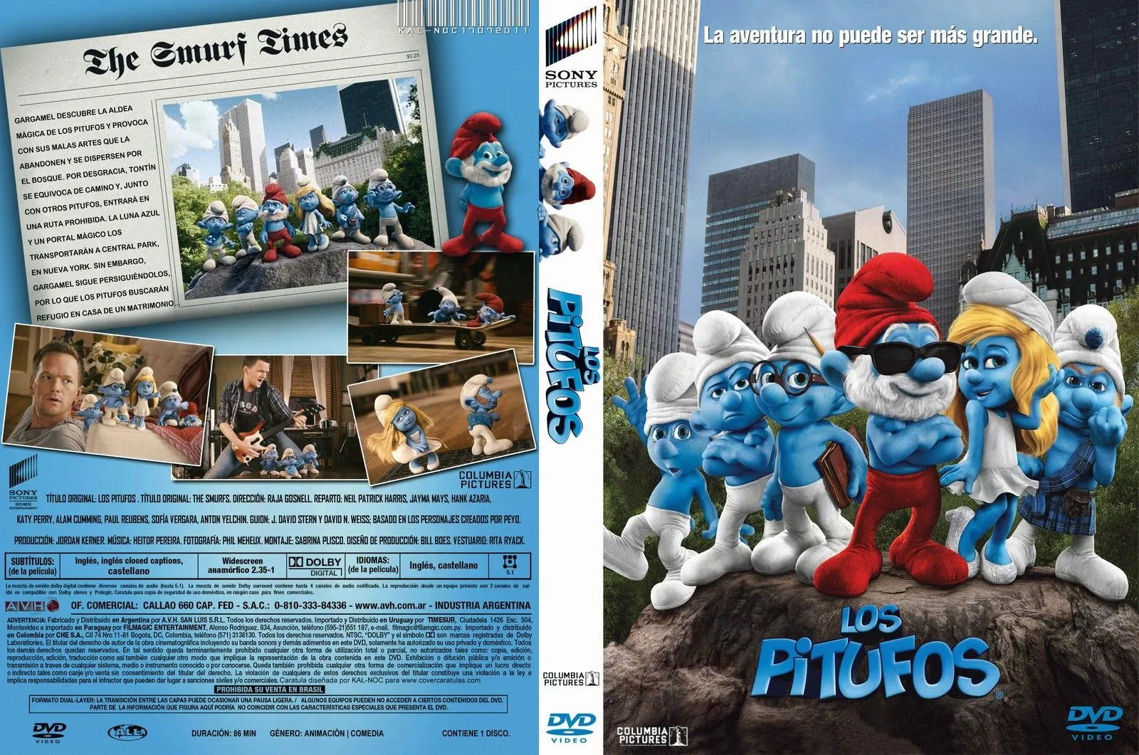 caratulas: Los Pitufos (