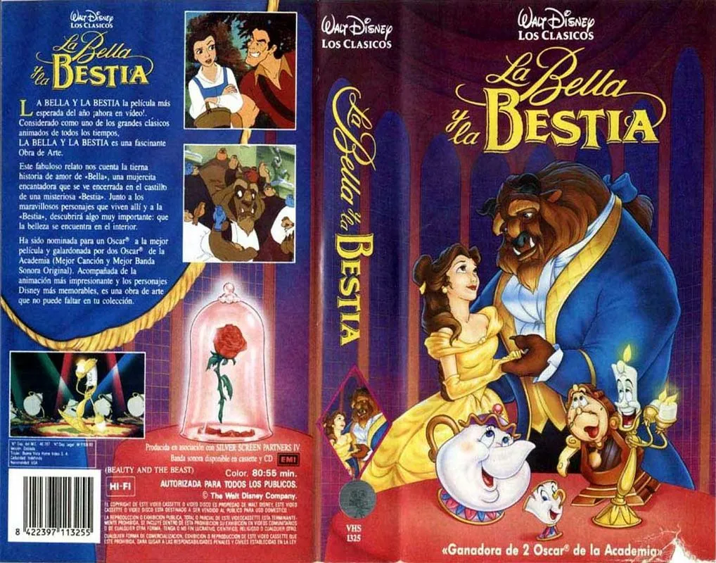 Carátulas de películas: La Bella y la Bestia Carátulas de películas: La Bella y la Bestia
