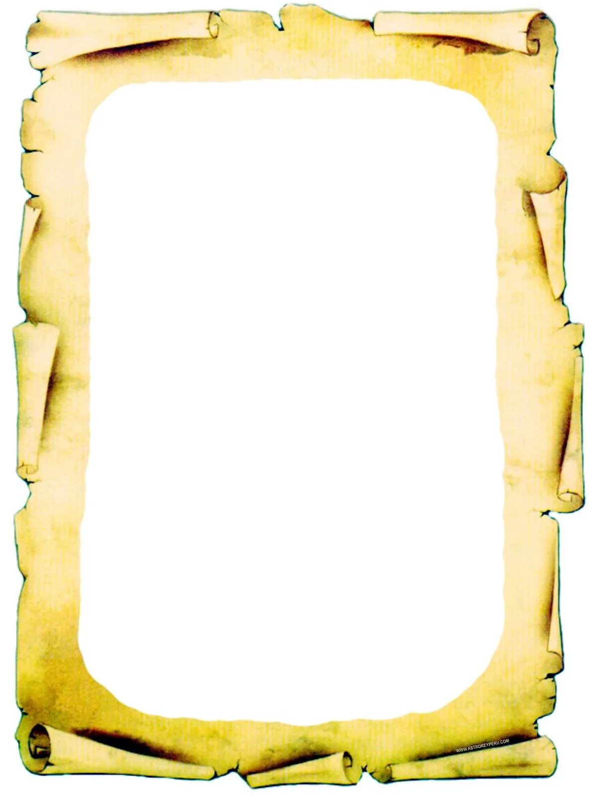 Caratula con pergaminos - Imagui