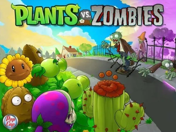 Carátula oficial de Plants vs. Zombies - Web Carátula oficial de Plants vs. Zombies - Web