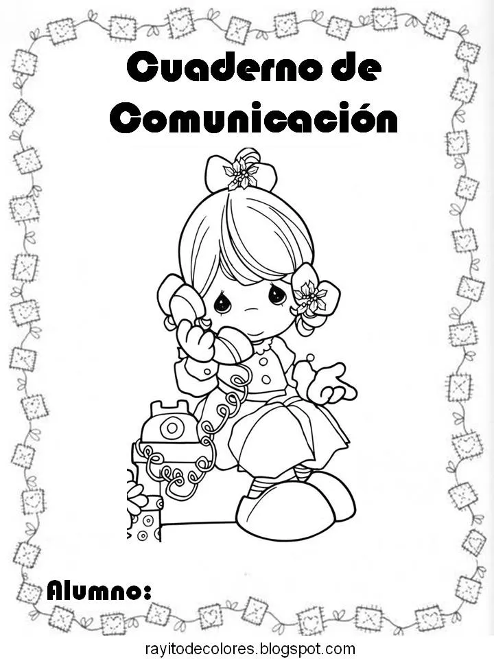 Carátula de comunicación para niños - Imagui
