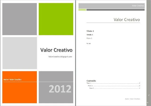Plantillas de portadas para trabajos en word - Imagui Plantillas de portadas para trabajos en word - Imagui