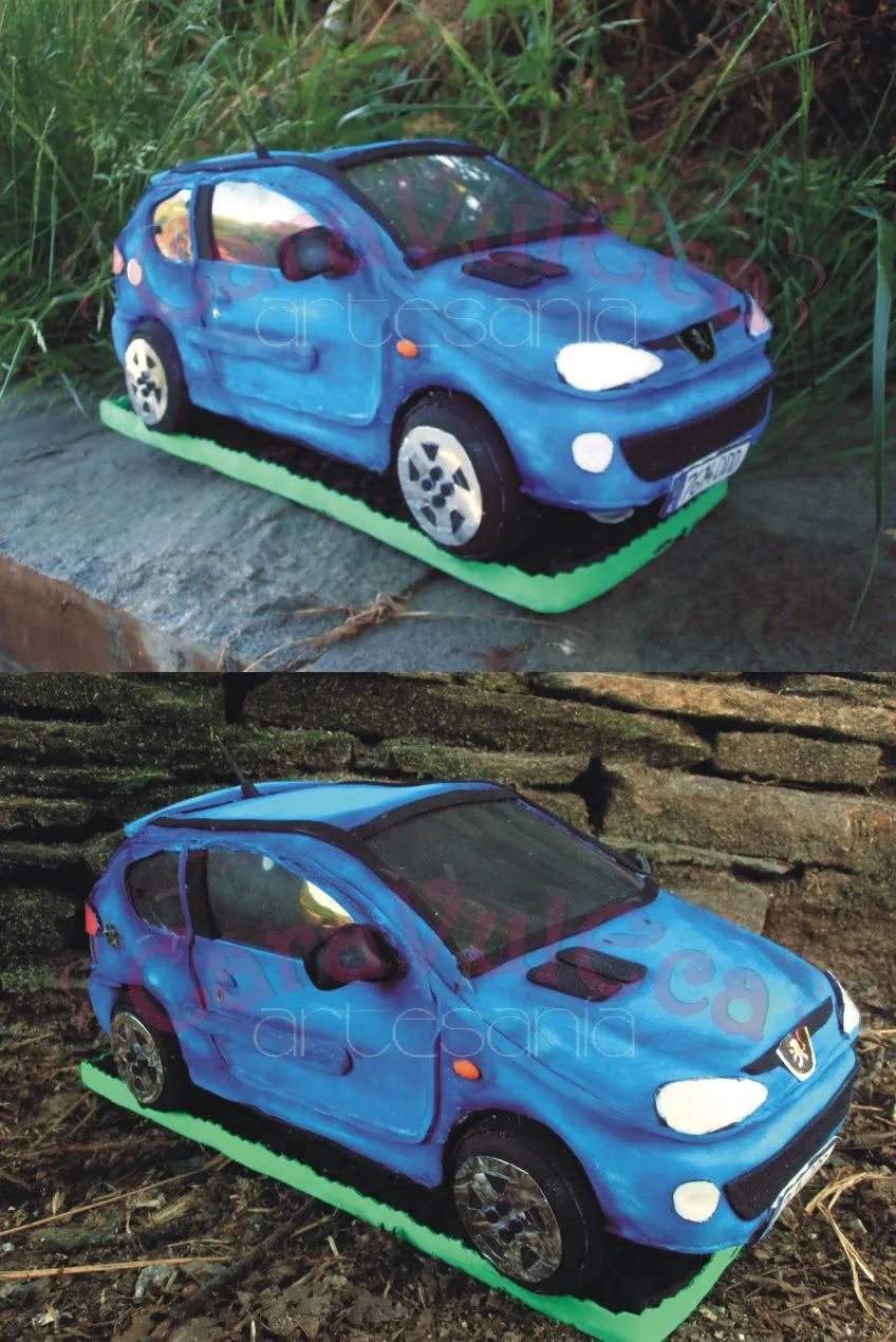 Es tiempo de Caravulecas: coche goma eva