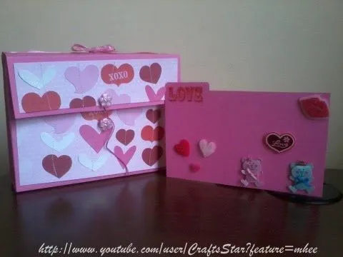 Card Box ( Scrapbook ) Original + Facil ( Manualidades Para San ...