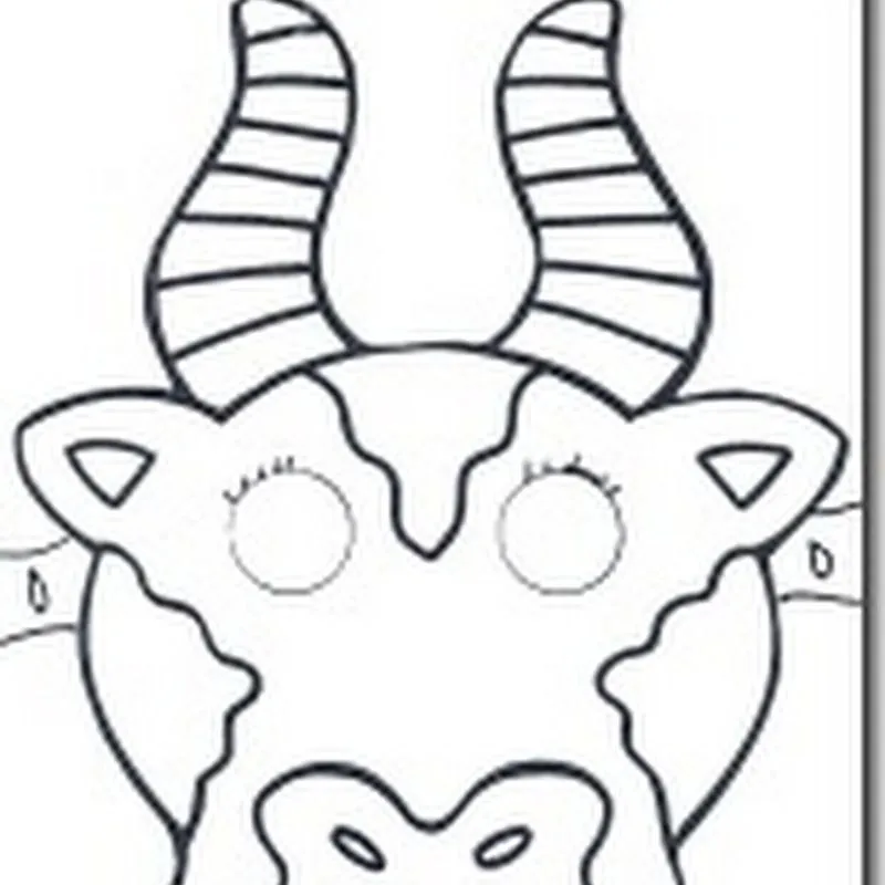 Careta de animales para imprimir y colorear - Jugar y Colorear Careta de animales para imprimir y colorear - Jugar y Colorear