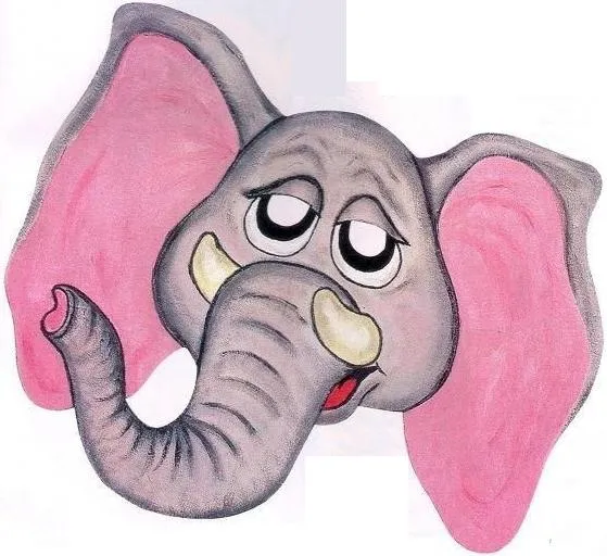 Careta de elefante – Manualidades Uruguay