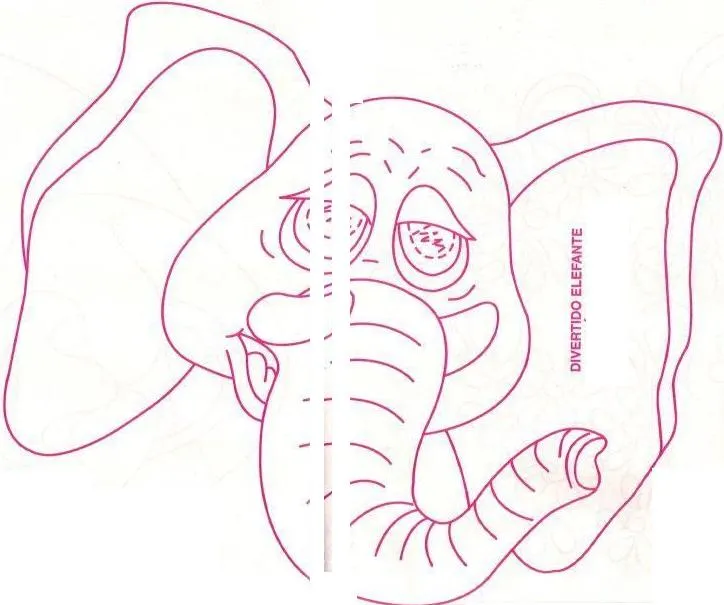 Careta de elefante – Manualidades Uruguay