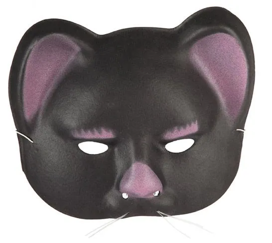 careta gato negro de goma eva como animal | DisfracesMimo ... careta gato negro de goma eva como animal | DisfracesMimo ...