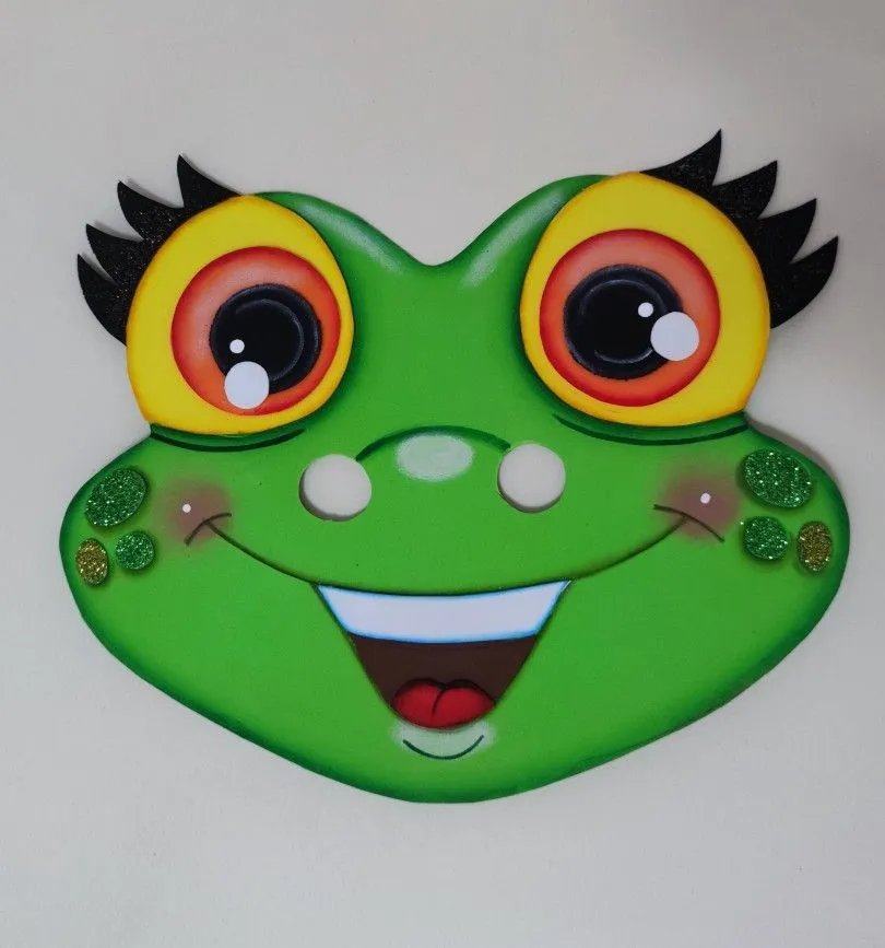 Careta o máscara de rana | Mascara de rana, Temática de rana, Mascaras de fomi Careta o máscara de rana | Mascara de rana, Temática de rana, Mascaras de fomi