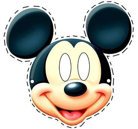 Careta Mickey Mouse para imprimir - Imagui