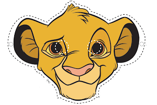 Careta simba del rey leon:Imagenes y dibujos para imprimir Careta simba del rey leon:Imagenes y dibujos para imprimir