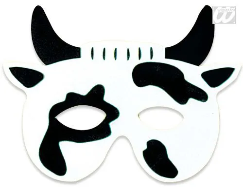 CARETA DE VACA PARA CARNAVAL