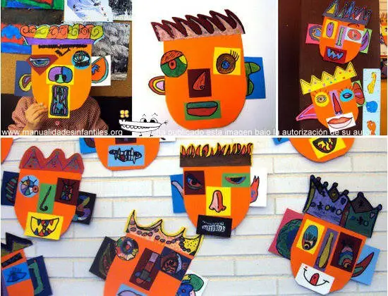 Caretas de Carnaval con cartulinas | Manualidades Infantiles Caretas de Carnaval con cartulinas | Manualidades Infantiles