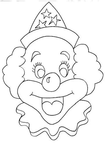CARETAS DE CARNAVAL PARA COLOREAR