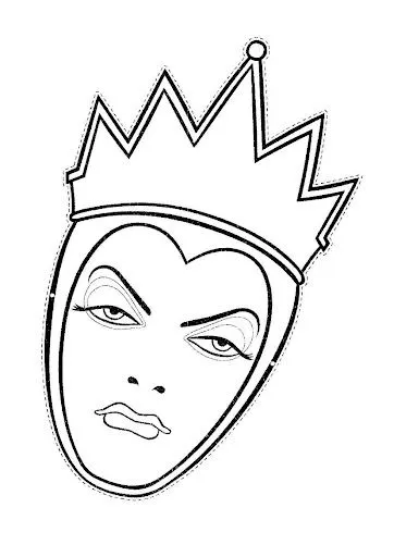 CARETAS DE CARNAVAL DISNEY PARA COLOREAR | Dibujos para colorear CARETAS DE CARNAVAL DISNEY PARA COLOREAR | Dibujos para colorear