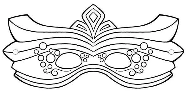 Caretas de Carnaval para imprimir en casa