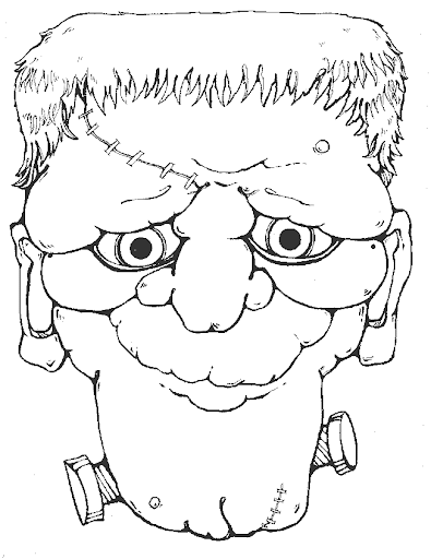 Caretas Halloween para colorear | Manualidades Infantiles Caretas Halloween para colorear | Manualidades Infantiles