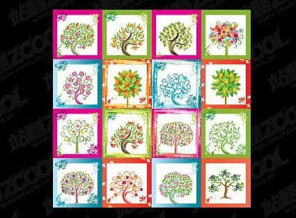 el formato EPS, palabra clave: vector material, árboles frutales ... el formato EPS, palabra clave: vector material, árboles frutales ...