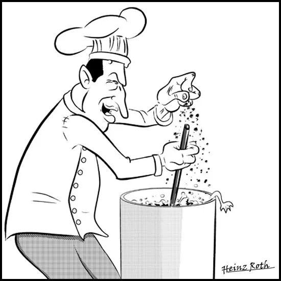 Caricatura de chef - Imagui