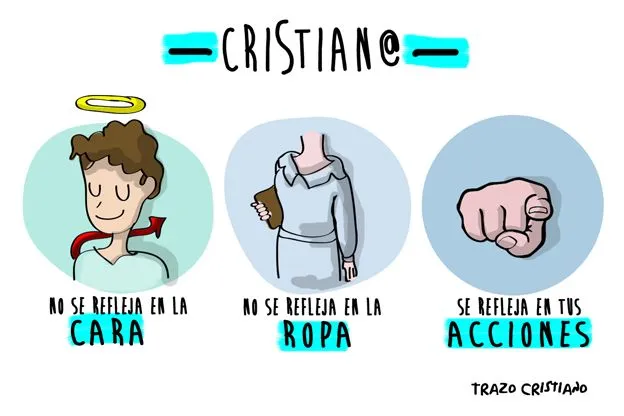 Caricatura Cristiana | pez escritor