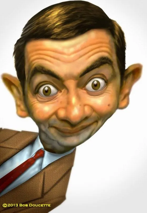 Caricatura-de-Rowan-Atkinson- ...