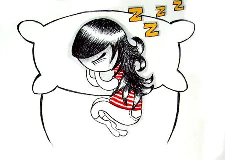 Caricatura durmiendo - Imagui