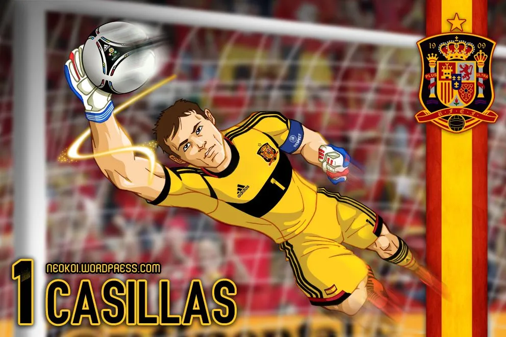 Caricatura de Iker Casillas – Euro 2012 | Neokoi Caricatura de Iker Casillas – Euro 2012 | Neokoi