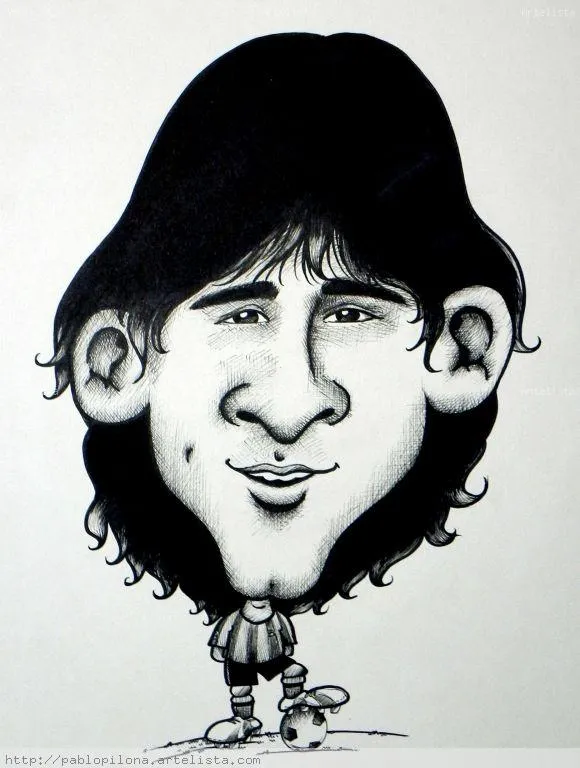 Caricaturas de messi para dibujar - Imagui