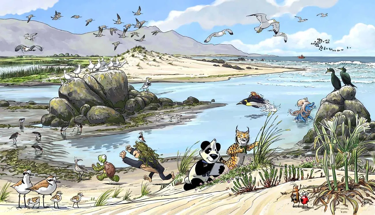 Caricatura de Naturaleza | Naturaleza a lápiz y pincel Caricatura de Naturaleza | Naturaleza a lápiz y pincel