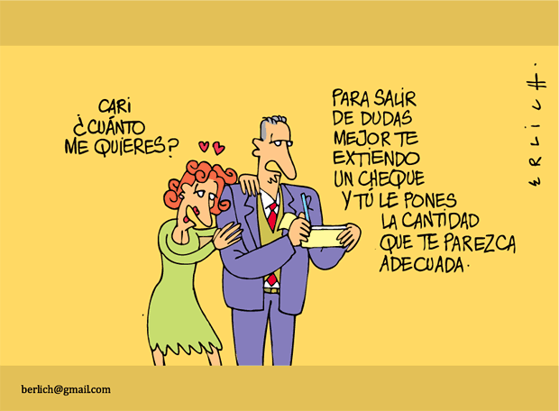 Caricatura Política: Caricatura sobre el amor