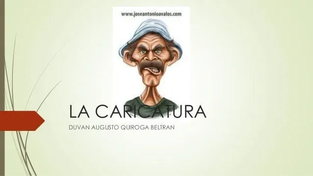 La caricatura power point