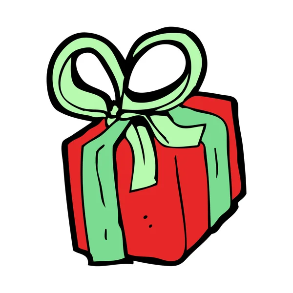 Caricatura regalo de Navidad — Vector stock © lineartestpilot ...