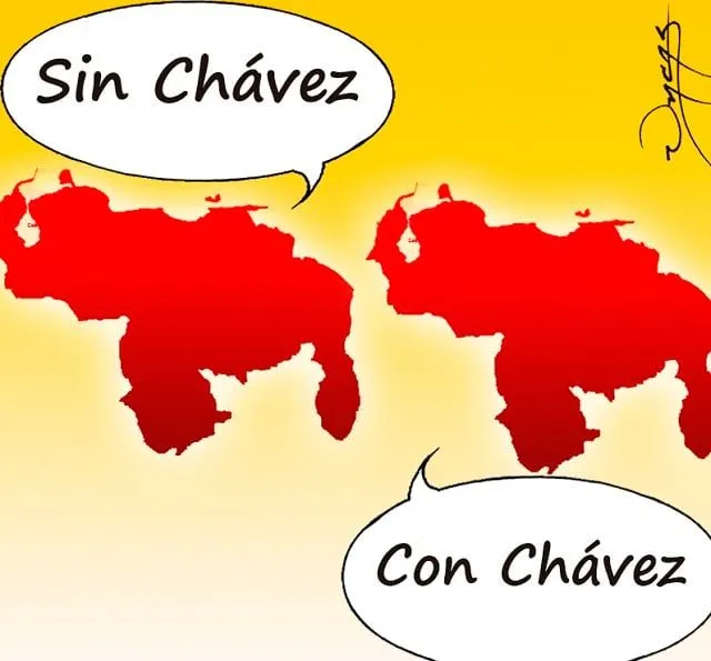 Caricatura de Uncas) El Mapa de Venezuela Caricatura de Uncas) El Mapa de Venezuela