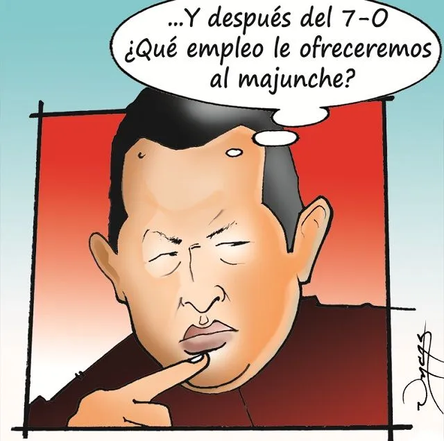 Caricatura de Uncas) Pensando, pensando...