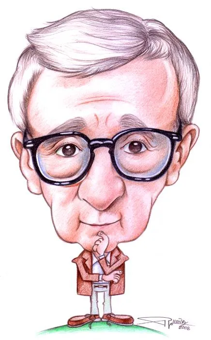 Caricatura Woody Allen Pablo Piloña - Artelista.com - en Caricatura Woody Allen Pablo Piloña - Artelista.com - en