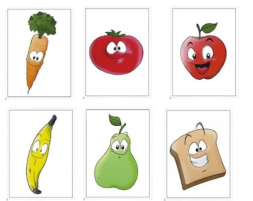 CARICATURAS DE ALIMENTOS