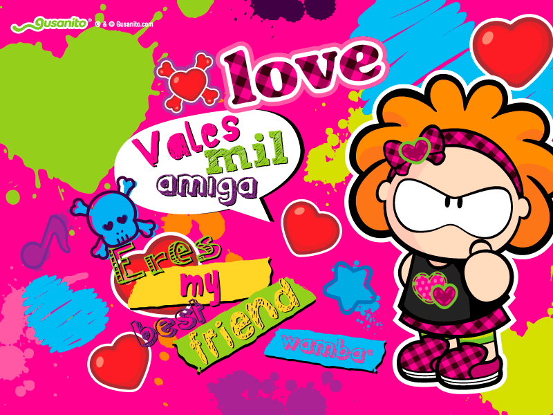 Caricaturas de amor y amistad - Imagui