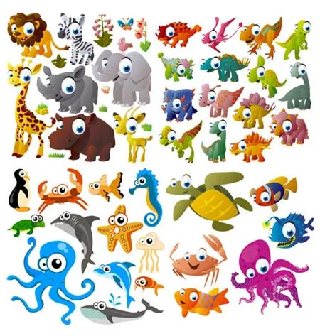 Ilustraciones de animales en vector | portafolio blog