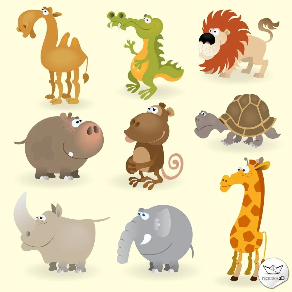 Caricaturas de animales en vector (Cartoon Vector Animals) | Recursos ... Caricaturas de animales en vector (Cartoon Vector Animals) | Recursos ...
