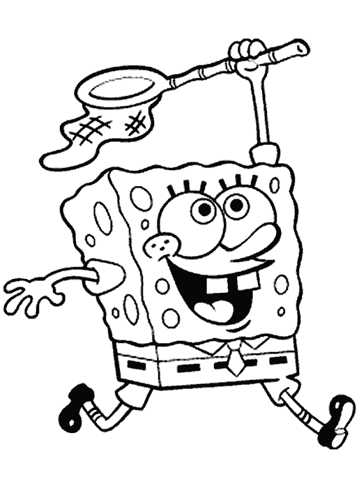 Bob esponja en blanco y negro - Imagui
