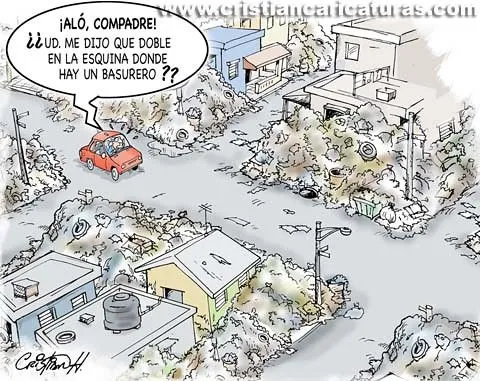 Las Caricaturas de Cristian Hernández: Basura, basura y más basura!!