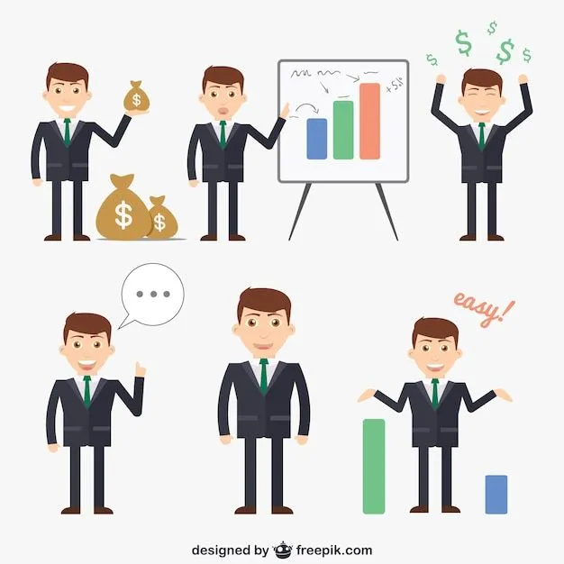 Caricaturas de empresarios | Descargar Vectores gratis Caricaturas de empresarios | Descargar Vectores gratis