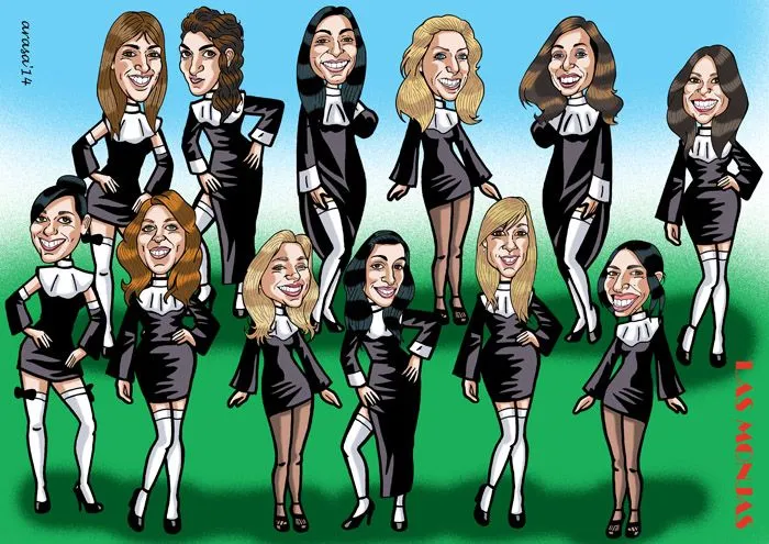 Caricaturas de grupo personalizadas y divertidas