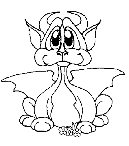 Dibujos de dragones infantiles - Imagui