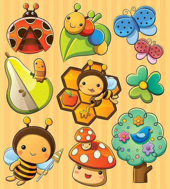 Insectos animados vectorizados | Articulame Insectos animados vectorizados | Articulame