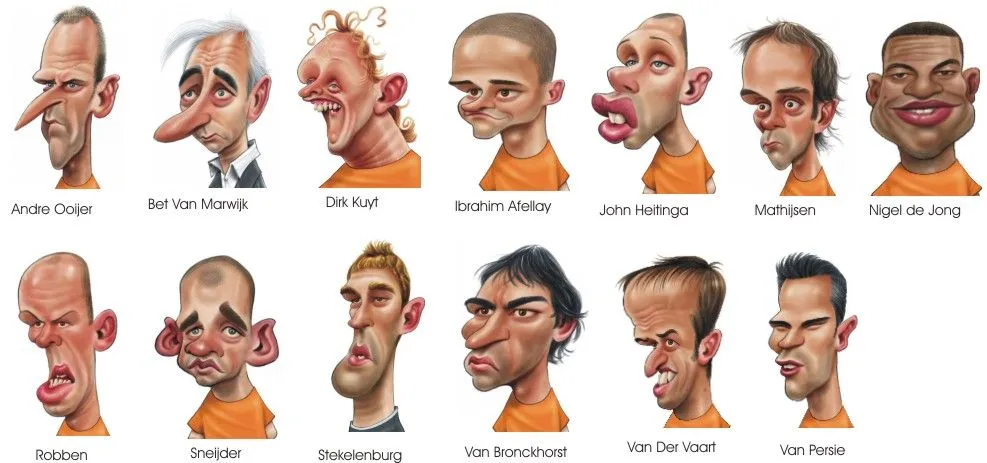 Caricaturas de jugadores de futbol - Taringa!