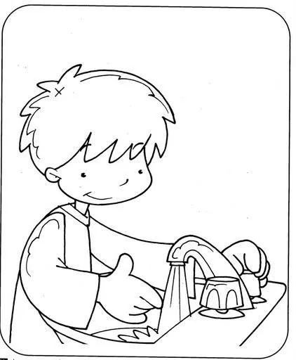 Imagenes para colorear de higiene de los alimentos - Imagui Imagenes para colorear de higiene de los alimentos - Imagui