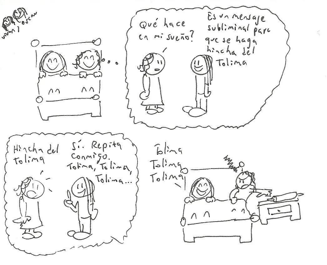 CARICATURAS DE VIVIAN Y OSCAR: Mensaje subliminal CARICATURAS DE VIVIAN Y OSCAR: Mensaje subliminal