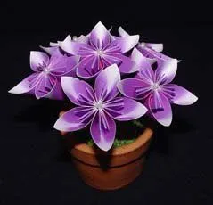 Carinho de flor: Flores de papel