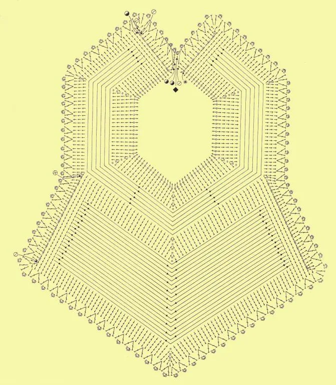 Carisa: ESQUEMA BABEROS CROCHET